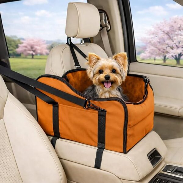 犬用ドライブボックス アームレスト固定 3WAYペットキャリー 小型犬・猫用／3カラー